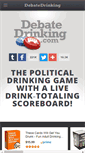 Mobile Screenshot of debatedrinking.com