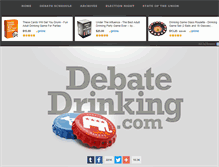 Tablet Screenshot of debatedrinking.com